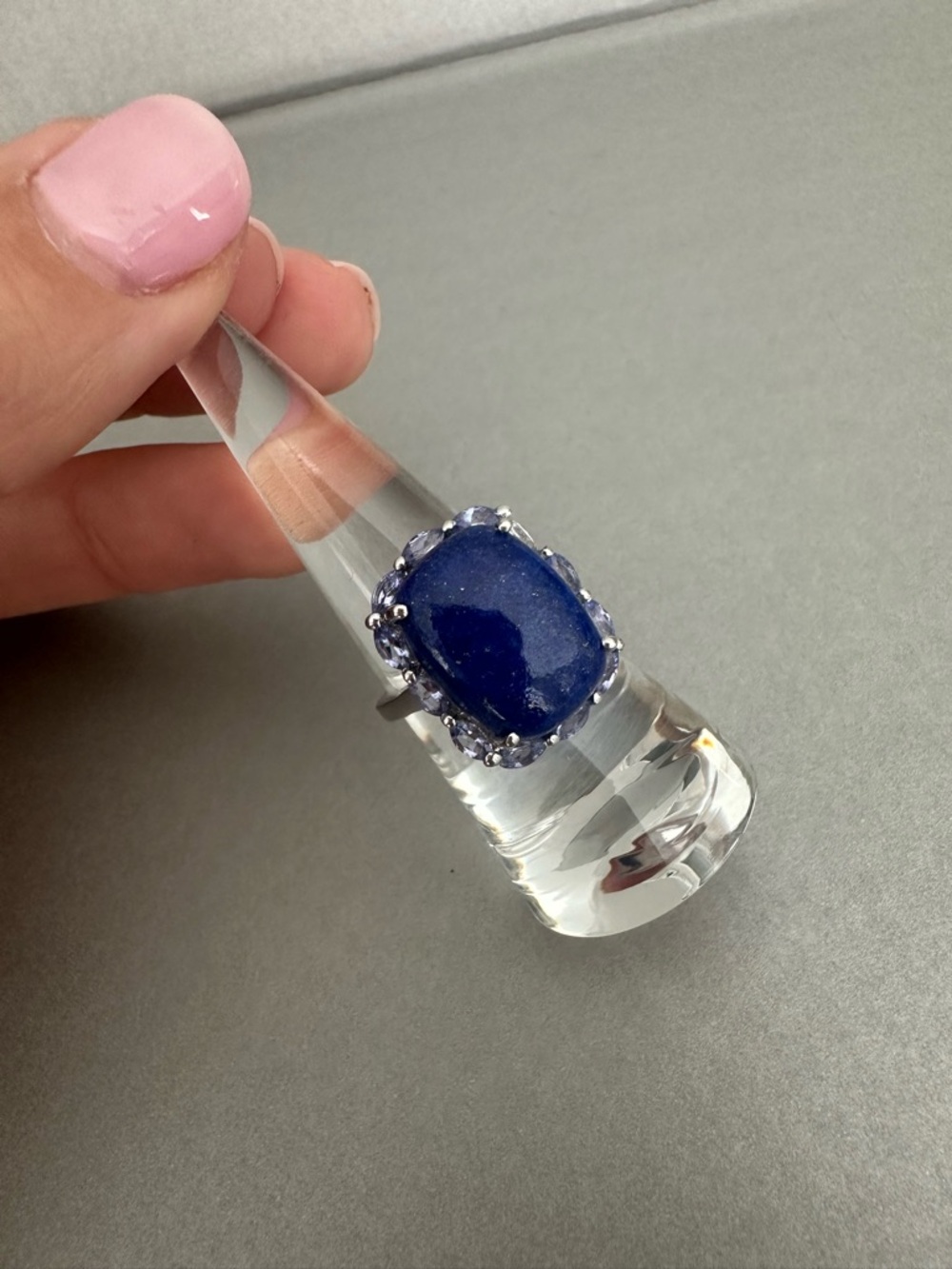 Sterling Silver Lapis Ring